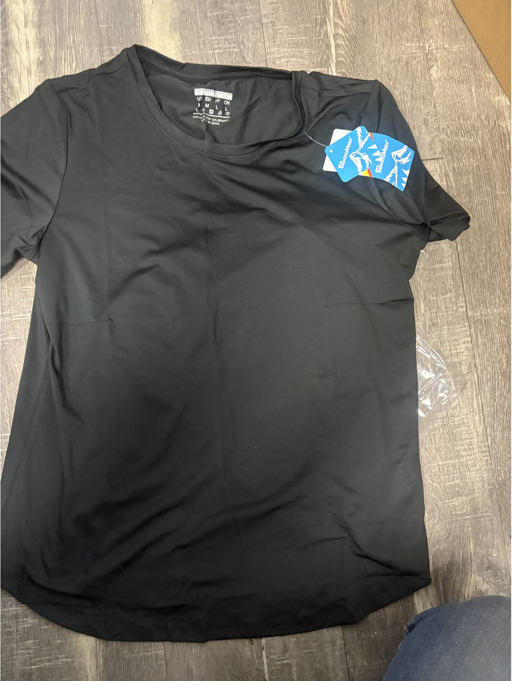 NWT Magcomsen Black Short Sleeve Athletic Activewear T-Shirt Mens Size S